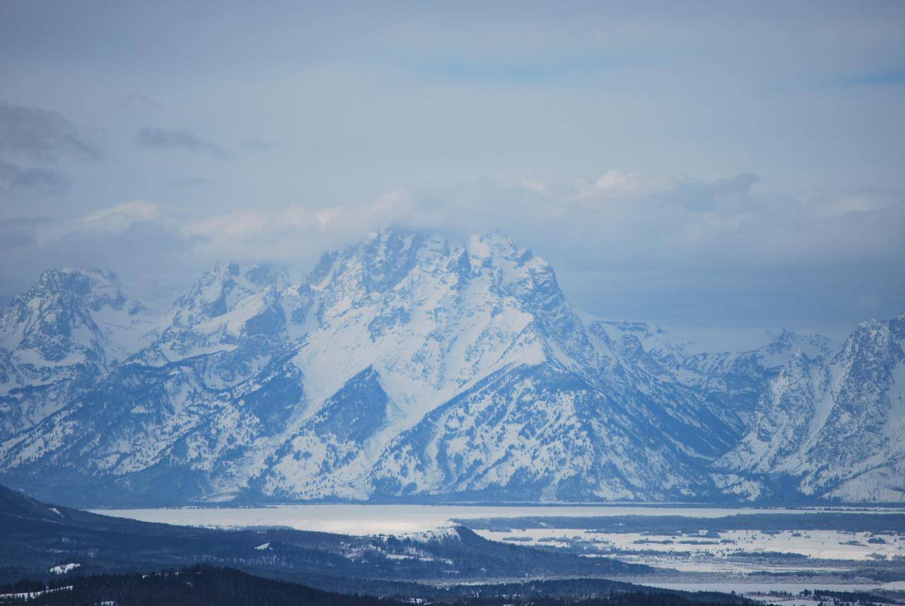 the tetons from togwotee