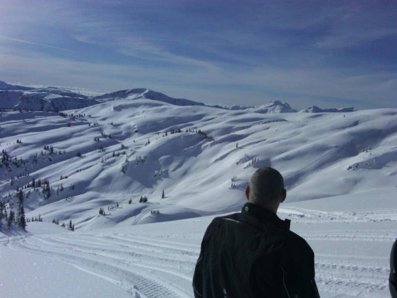 Tom Gordon looking over the Paint Lake landscape.