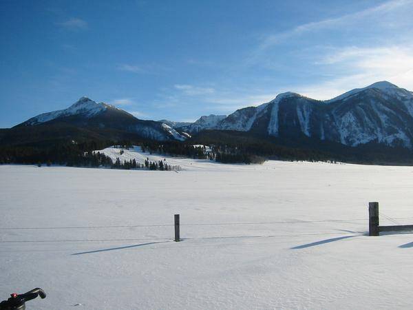 Took this picture from Henrys lake looking east.