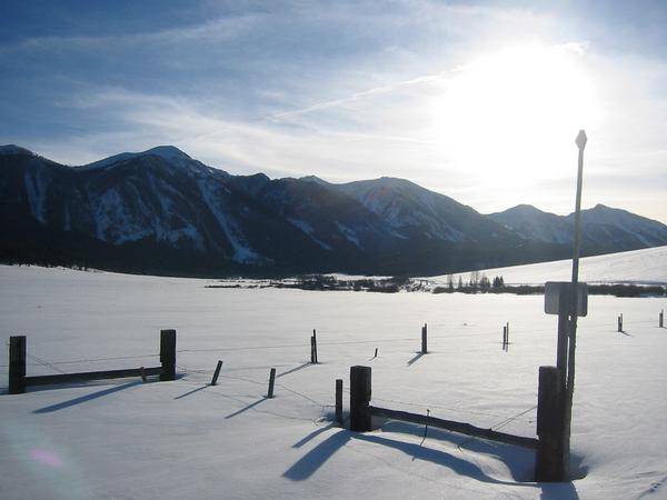 Took this picture from Henrys lake looking east.