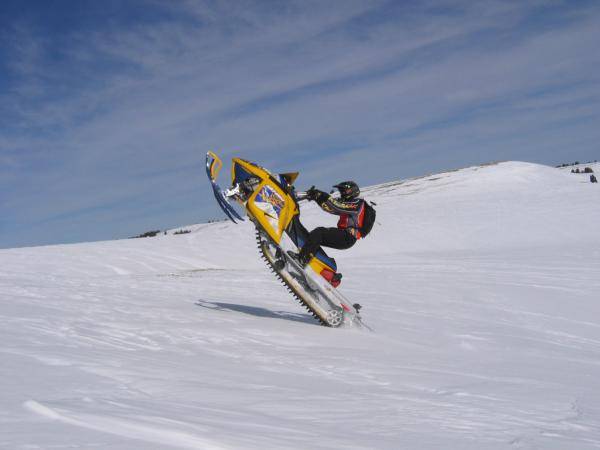 Up on the big horns on some spring snow '07