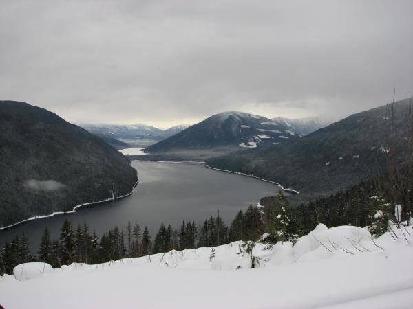 View of the lake