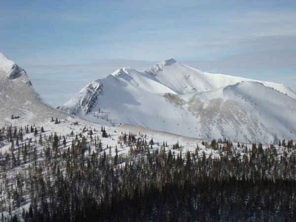 waldron creek bowl in the background