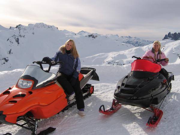 Wife and her friend in Whistler BC