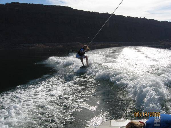 Wife, surfing