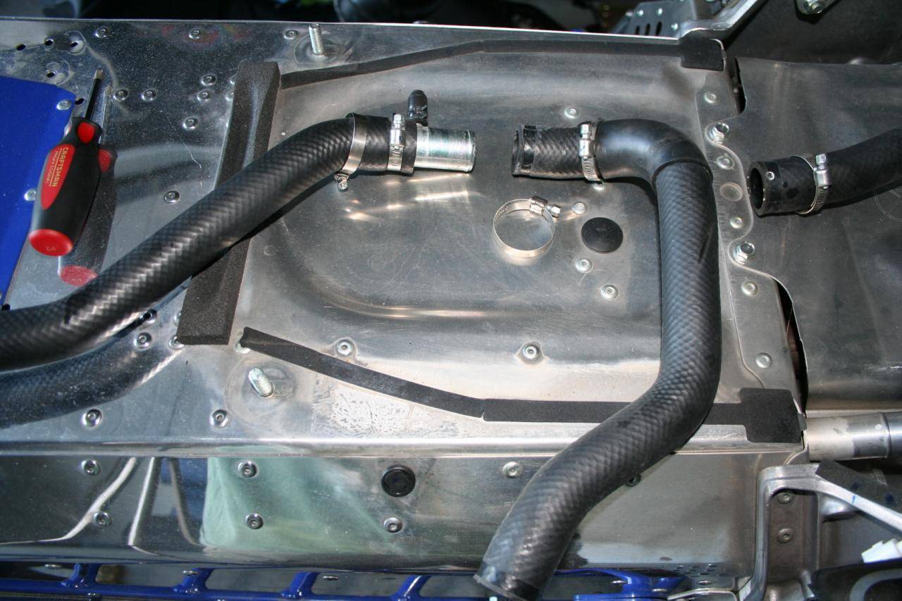 Yamaha Nytro, MPI Supercharger, Rear Heat Exchanger hose reroute.